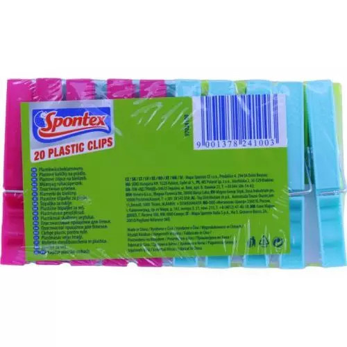 Spontex Kolíčky na prádlo plastové 20 ks