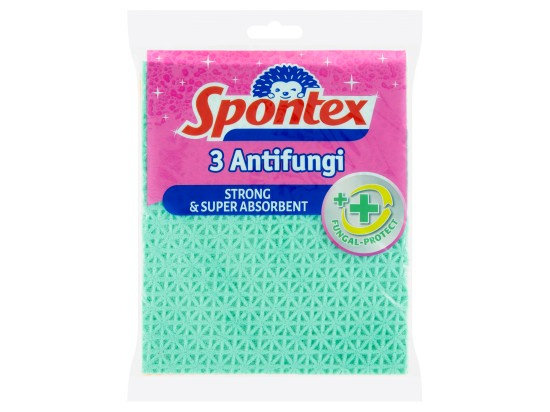 Houbová utěrka antifungální - Spontex, 3 ks