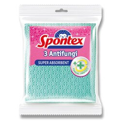 Houbová utěrka antifungální - Spontex, 3 ks