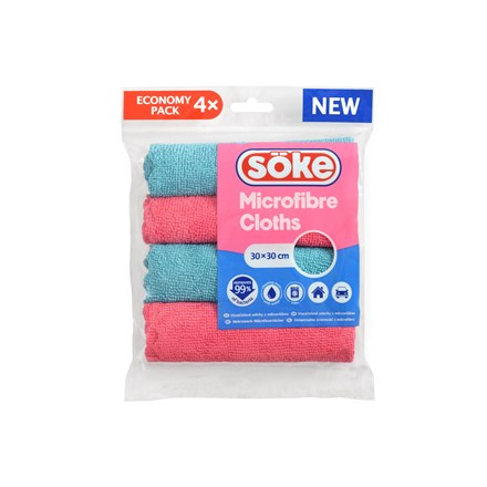 Söke Utěrka z mikrovlákna 4 ks
