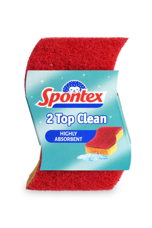 Houbičky na nádobí Spontex - Top Clean, 2 ks