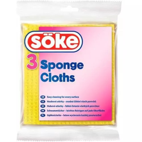 Söke - houbová utěrka, 3 ks