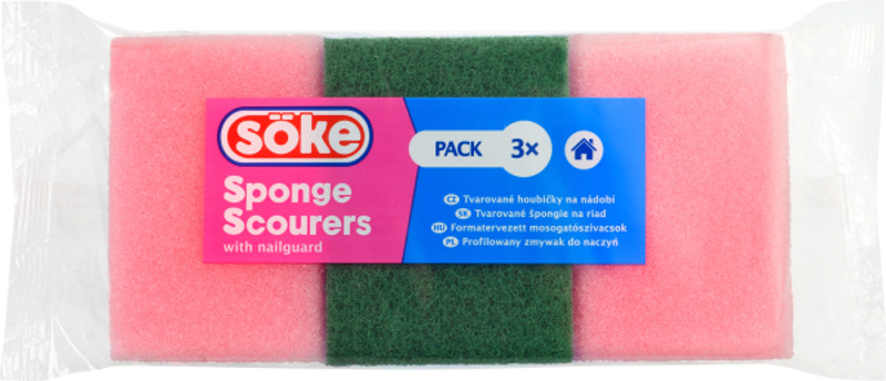 Spontex Economic - houbičky na nádobí, 3 ks