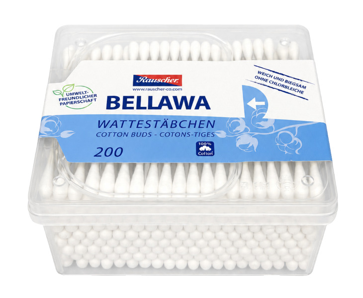 Bellawa vatové tyčinky 200ks krabička
