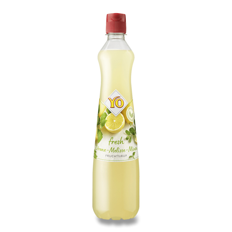 Sirup YO - citron, meduňka, máta, 0,7 l