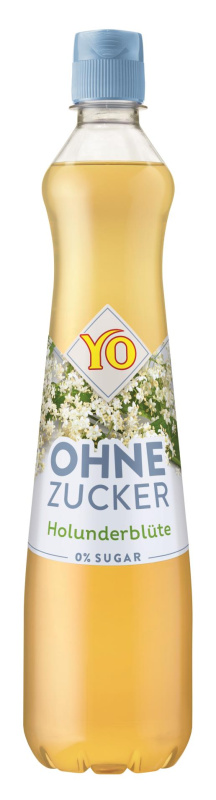 Sirup YO - bez cukru, květ černého bezu, 0,7 l