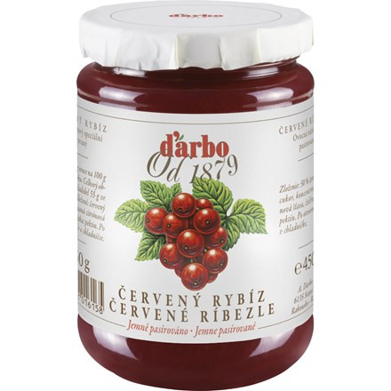 d'arbo Džem červený rybíz 450 g