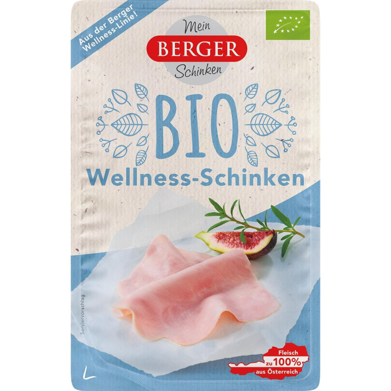 Berger BIO Wellness vařená vepřová šunka