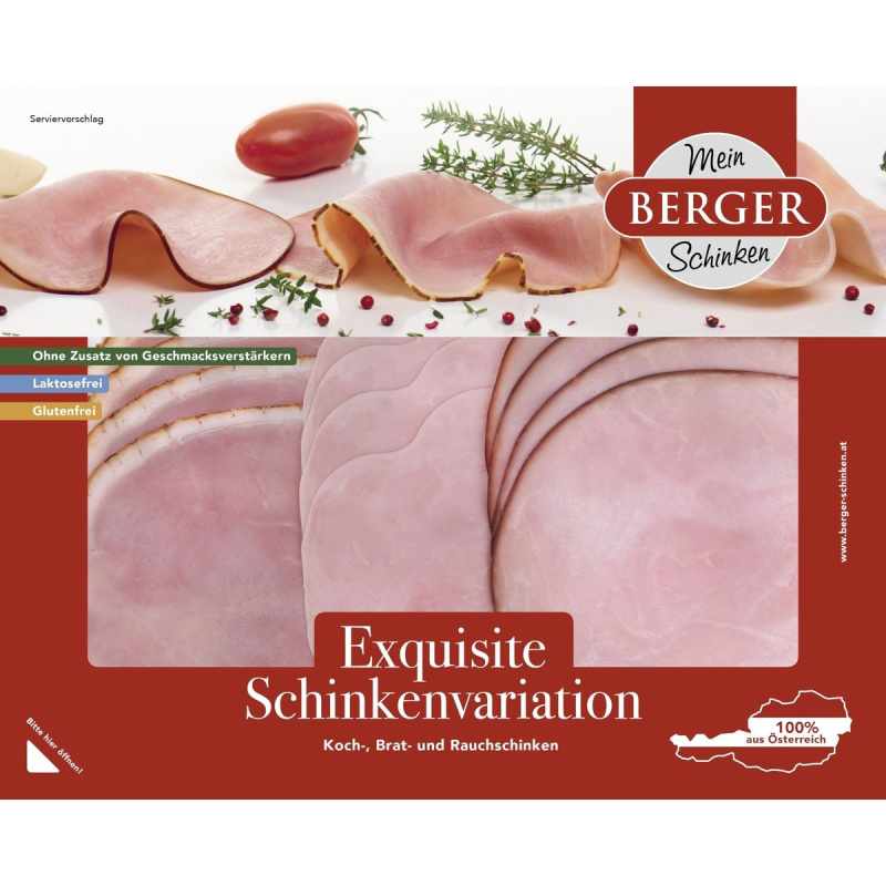 Berger Exluzivní variace 3 vepřových šunek