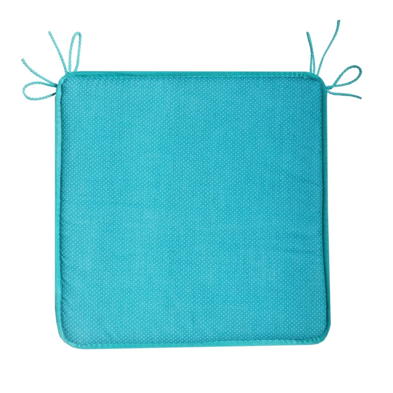 Podsedák se šňůrkami modrý puntík 36 x 36 x 2 cm