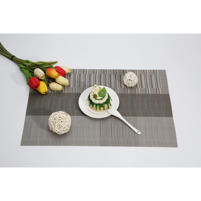 Prostírání PVC šedé, 45 x 30 cm