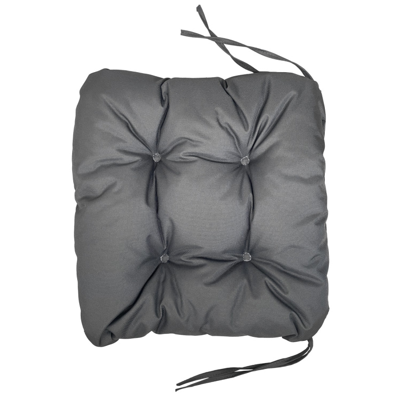 VOG Venkovní podsedák antracitový 40 x 40 x 8 cm