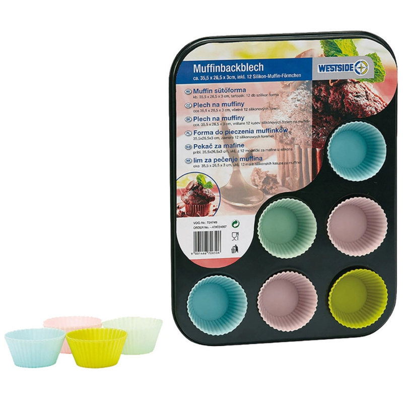 Forma na muffiny 36 x 27 x 3 cm