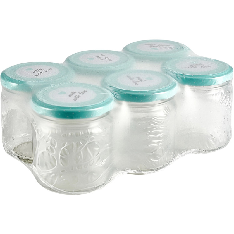 Zavařovací sklenice s víčkem 212 ml, 6 ks