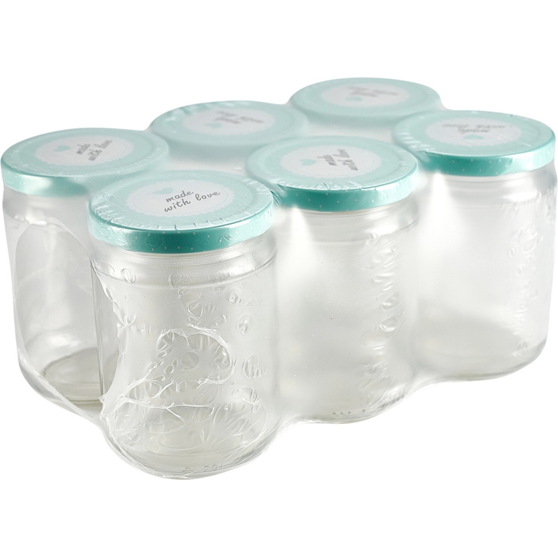 Zavařovací sklenice s víčkem 390 ml, 6 ks
