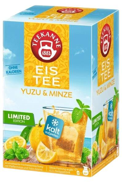 Teekanne Eistee Yuzu & Minze