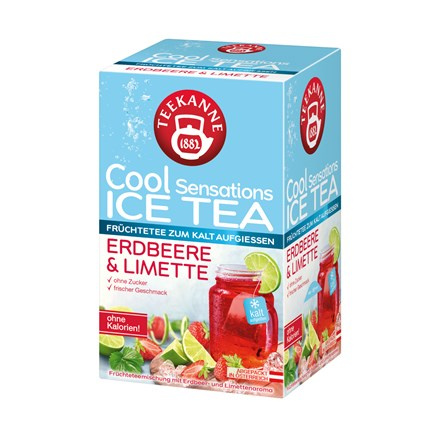 Teekanne Cool Sensations - ovocný ledový čaj - jahoda a limetka