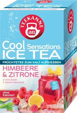 Teekanne Cool Sensations - ovocný ledový čaj - malina a citron