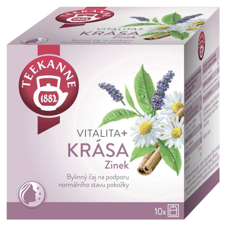 TEEKANNE Čaj vitalita a krása se zinkem 10 sáčků