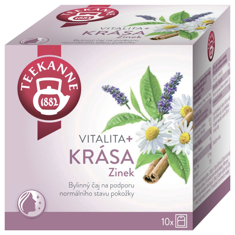 TEEKANNE Čaj vitalita a krása se zinkem 10 sáčků
