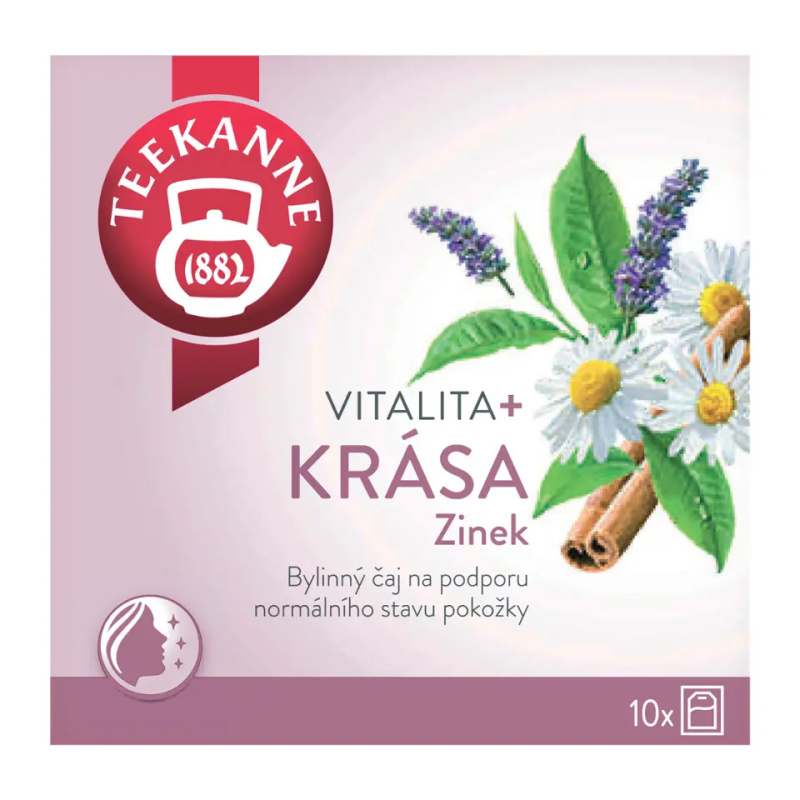 TEEKANNE Čaj vitalita a krása se zinkem 10 sáčků