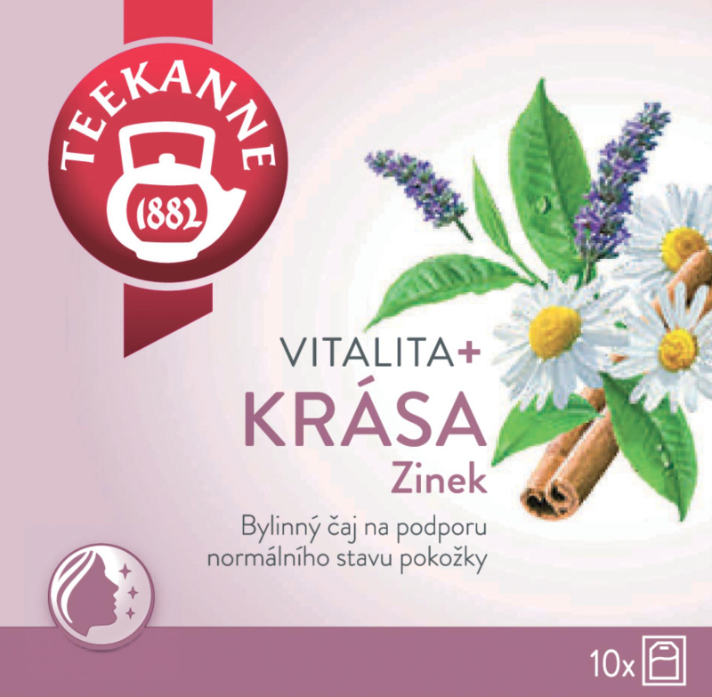 TEEKANNE Čaj vitalita a krása se zinkem 10 sáčků