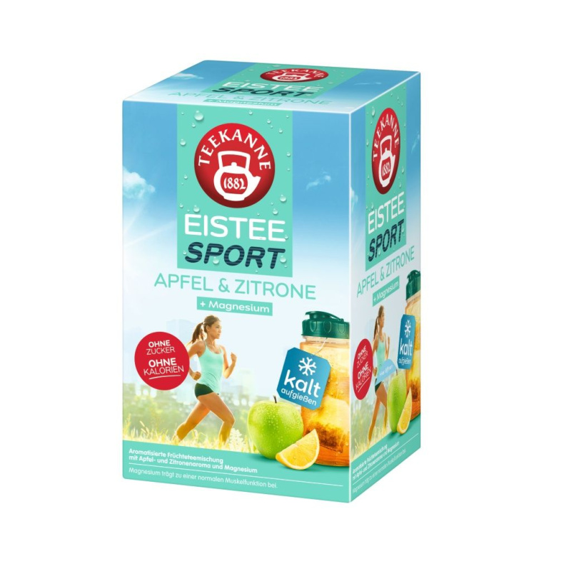 TEEKANNE Eistee sport jablko citrón ovocný čaj 18 sáčků