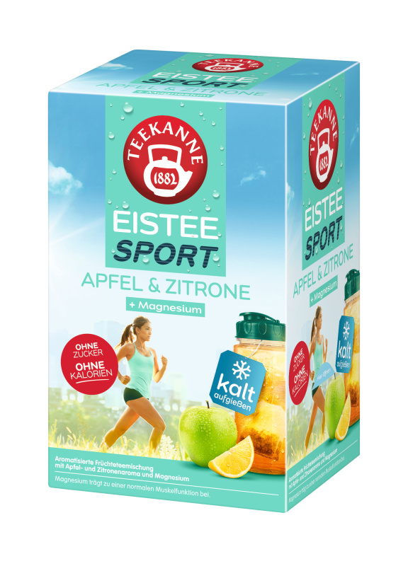 TEEKANNE Eistee sport jablko citrón ovocný čaj 18 sáčků