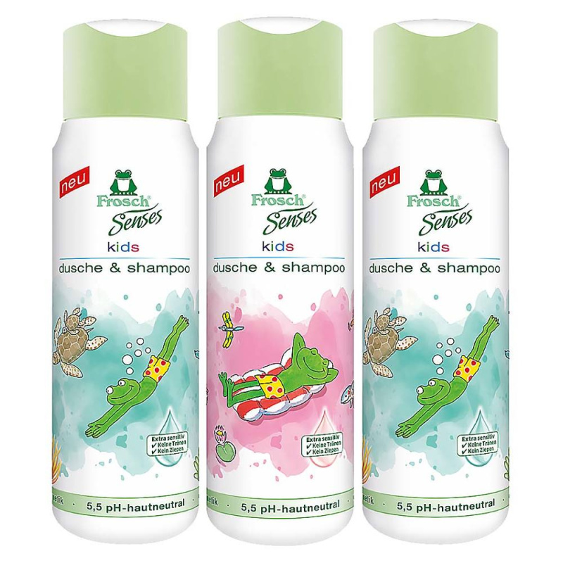 Frosch EKO Senses Sprchový gel a šampon pro děti 300 ml