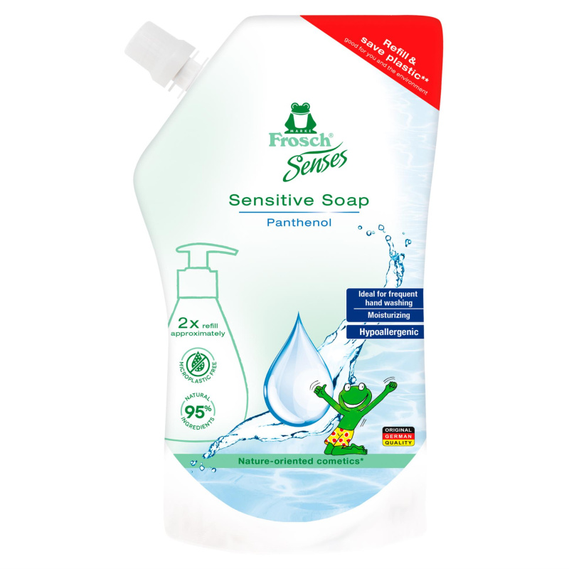 FROSCH EKO Tekuté mýdlo sensitive pro děti náhradní náplň 500 ml