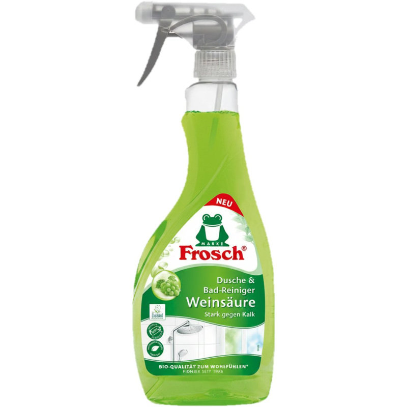 Frosch Čistič na koupelny a sprchy s kyselinou hroznovou