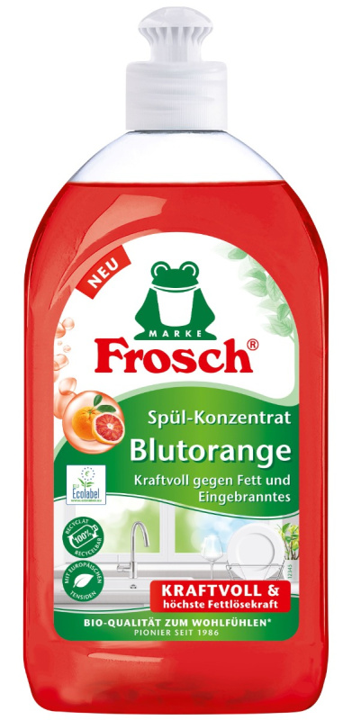 Frosch Koncentrovaný prostředek na mytí nádobí Červený pomeranč 500 ml