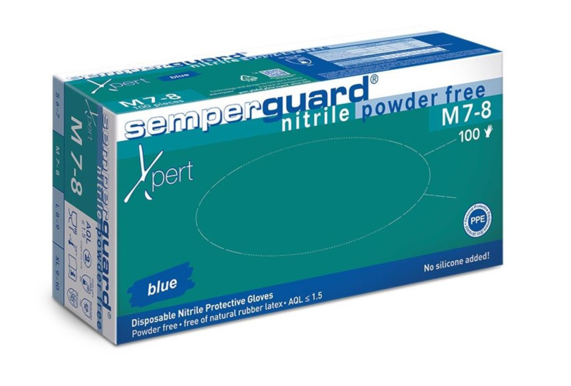 Jednorázové rukavice SEMPERGUARD XPERT, vel. 8