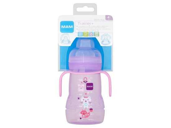 MAM Trainer+ láhev 4+ m 220 ml