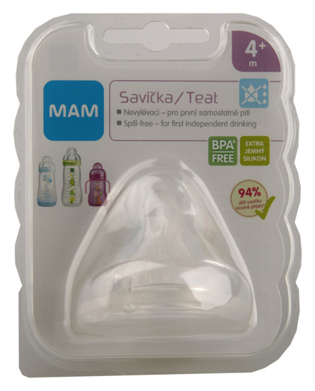 MAM Baby Bottles Teat Spill-free savička na láhev 4m+ 1 ks