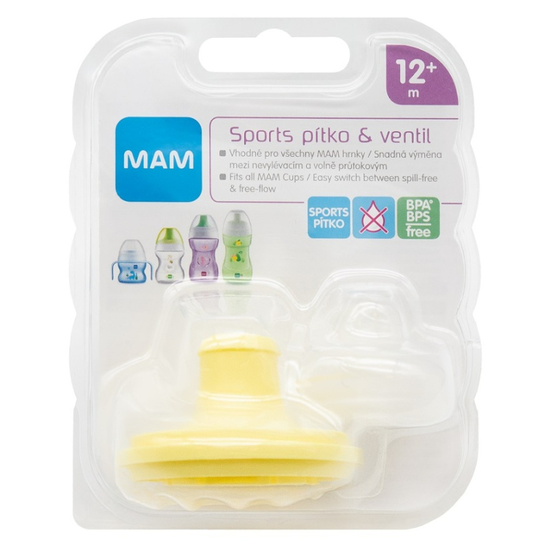 MAM Baby Bottles Spout & Valve Sports sada pro děti 12m+ 1 ks