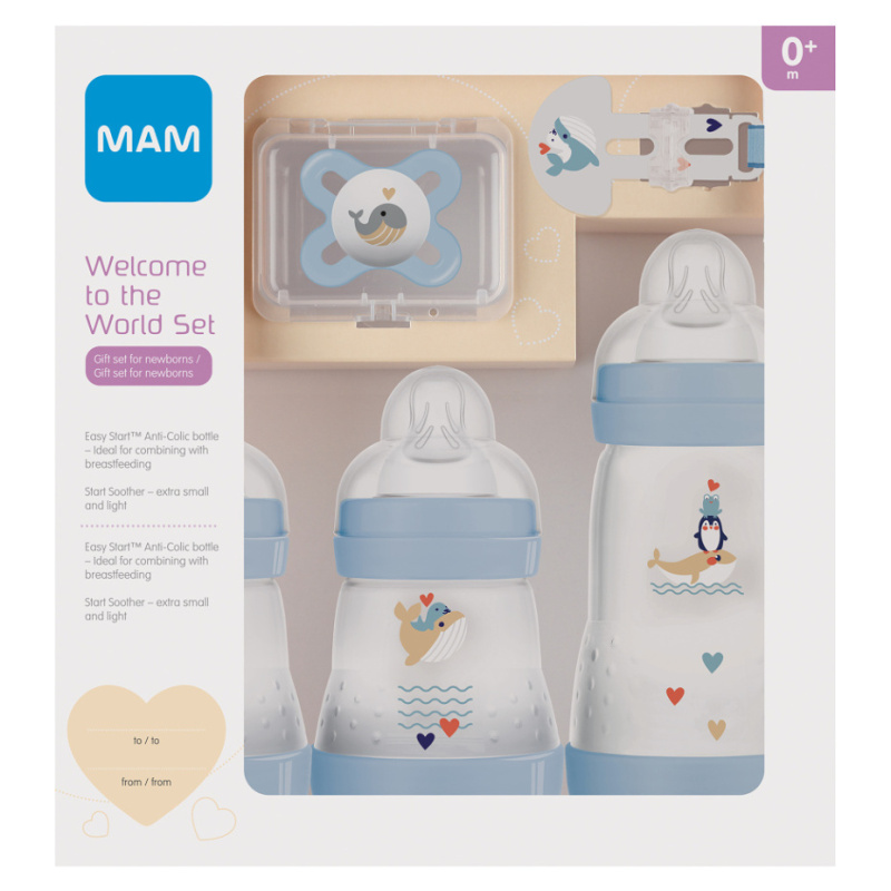 MAM Welcome to the World Blue dárková sada pro miminka