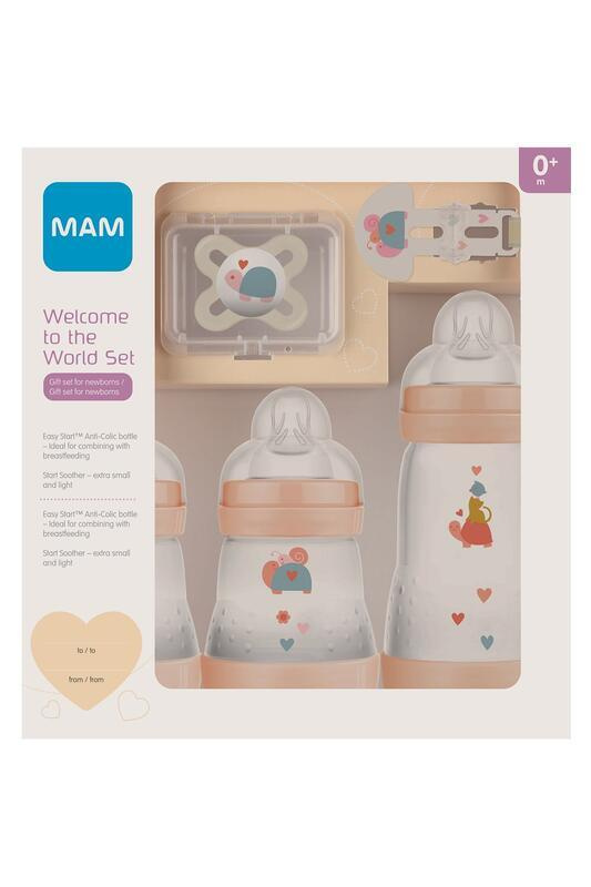 MAM Welcome to the World Pink dárková sada pro miminka