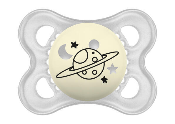 MAM Night 0+ months dudlík na noc Grey 1 ks