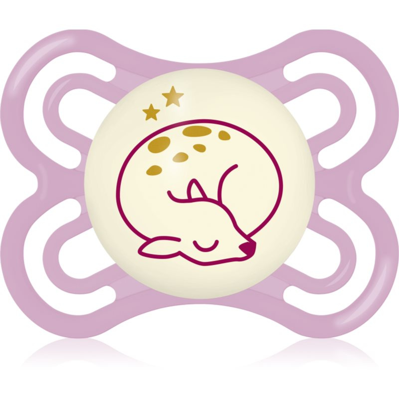 MAM Perfect Night 0+ months dudlík na noc Purple Deer 1 ks