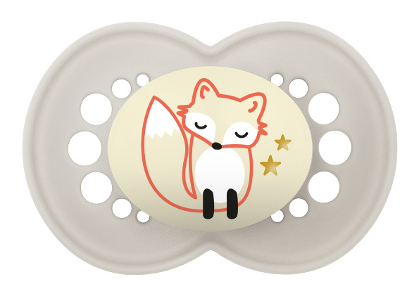 MAM Night 6+ months dudlík na noc Grey 1 ks