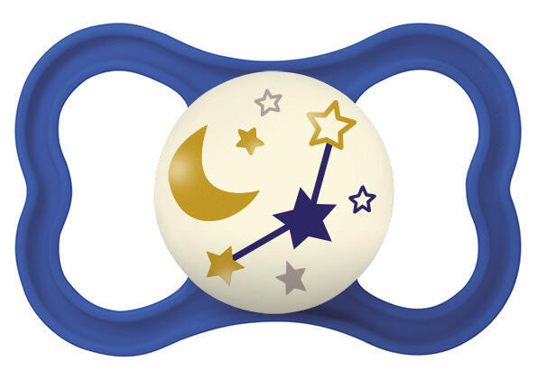 MAM Air Night 6+ months dudlík na noc Blue Star 1 ks