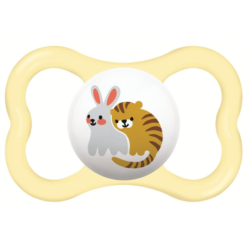 MAM Air 16m+ dudlík 1 ks žlutý/tygr