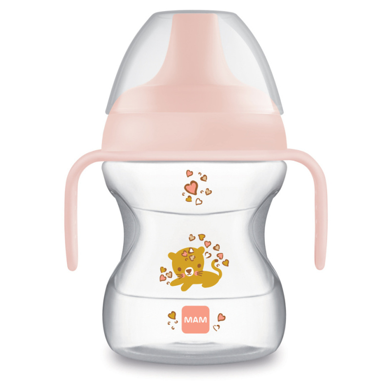 MAM Learn to Drink Cup tréninkový hrnek s držadly Girl 190 ml