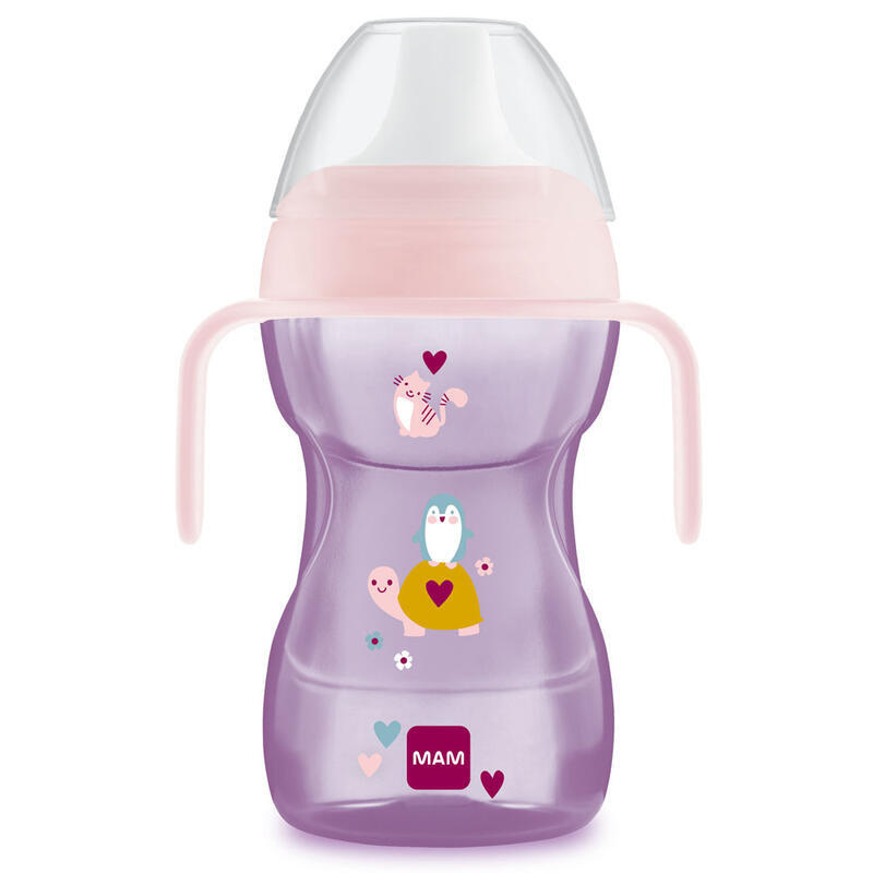 MAM Fun to Drink Cup tréninkový hrnek Pink 270 ml
