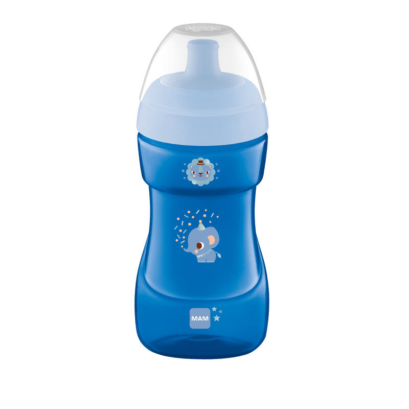 MAM Sports Cup dětská láhev Blue 330 ml