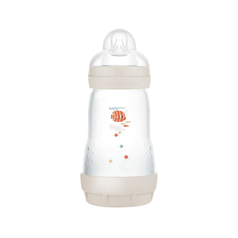 MAM Perfect Star Anti-colic Bottle antikoliková lahev 2m+ Beige 260 ml