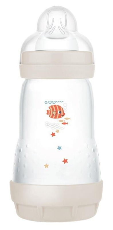 MAM Perfect Star Anti-colic Bottle antikoliková lahev 2m+ Beige 260 ml