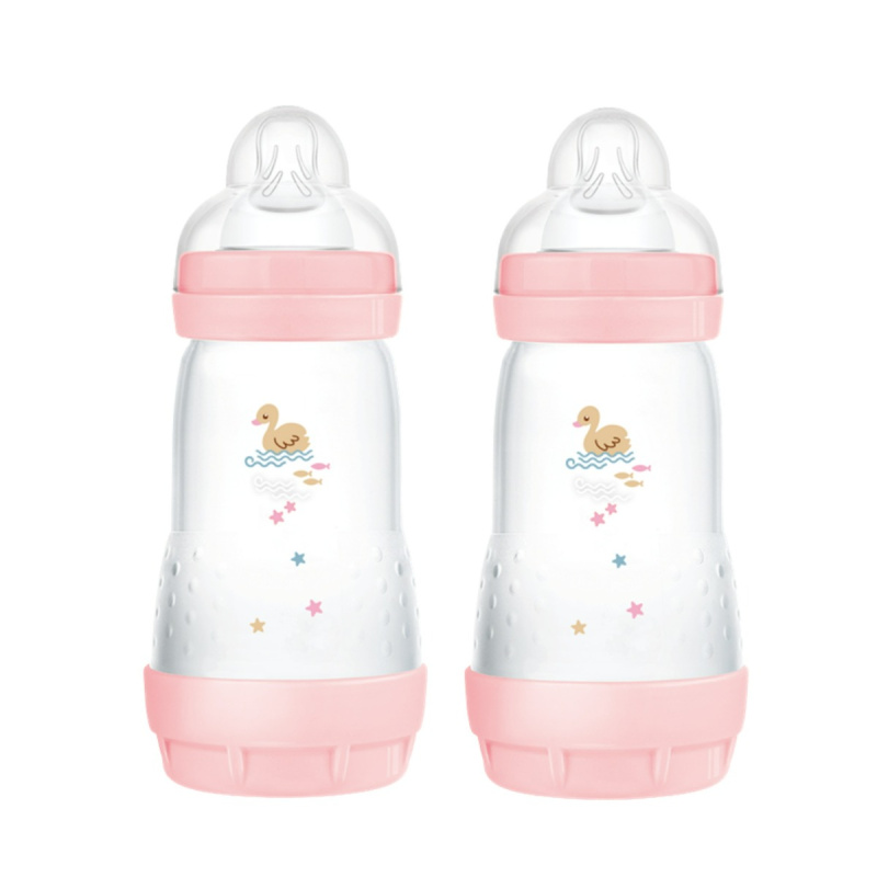MAM Perfect Star Anti-colic Bottle antikoliková lahev 2m+ Pink 2x260 ml