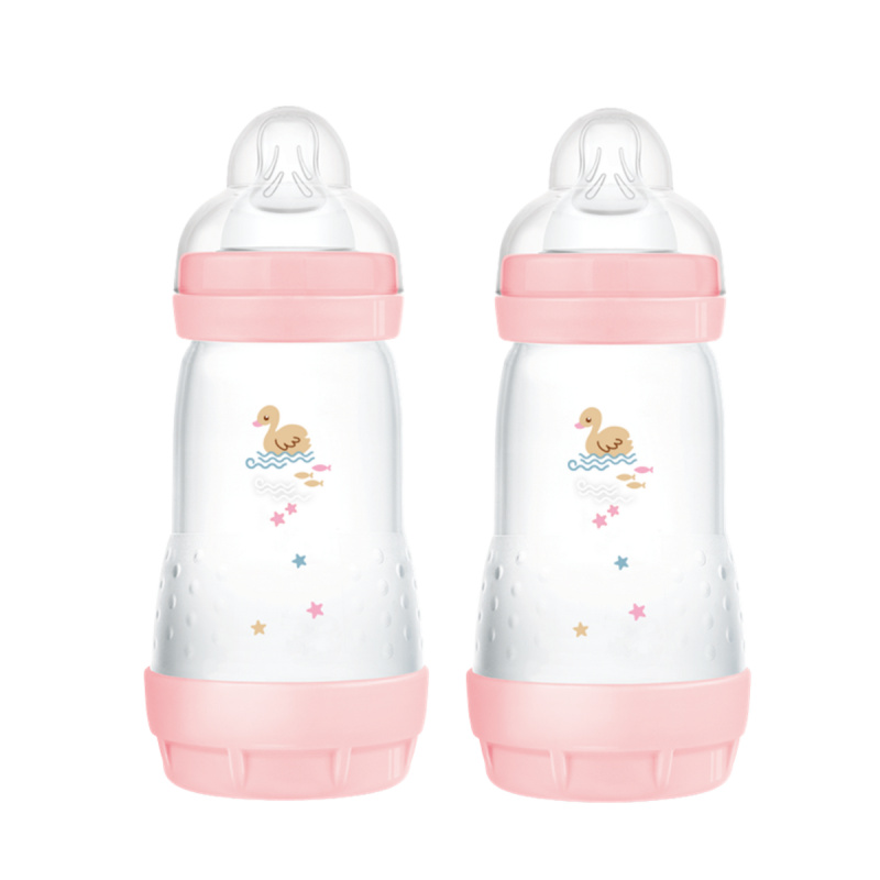 MAM Perfect Star Anti-colic Bottle antikoliková lahev 2m+ Pink 2x260 ml
